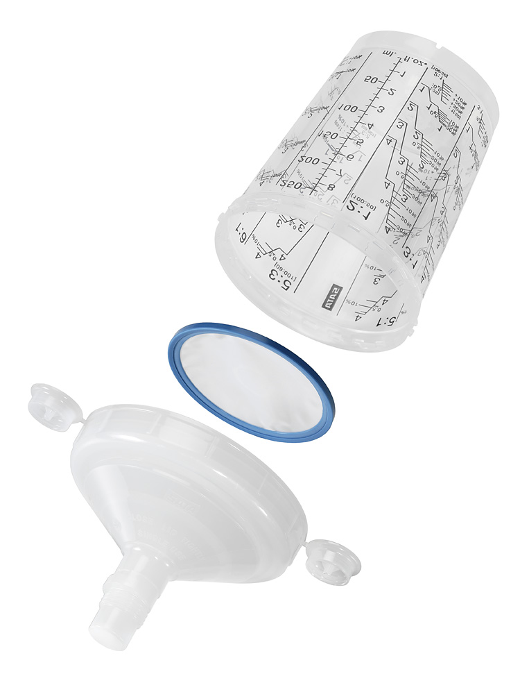 RPS 0,3 l - L'Original - tamis plat 125 µm [paquet de 50 pièces]
