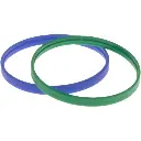 Kit d'anneaux colorés de marquage bleu ou vert Jet X