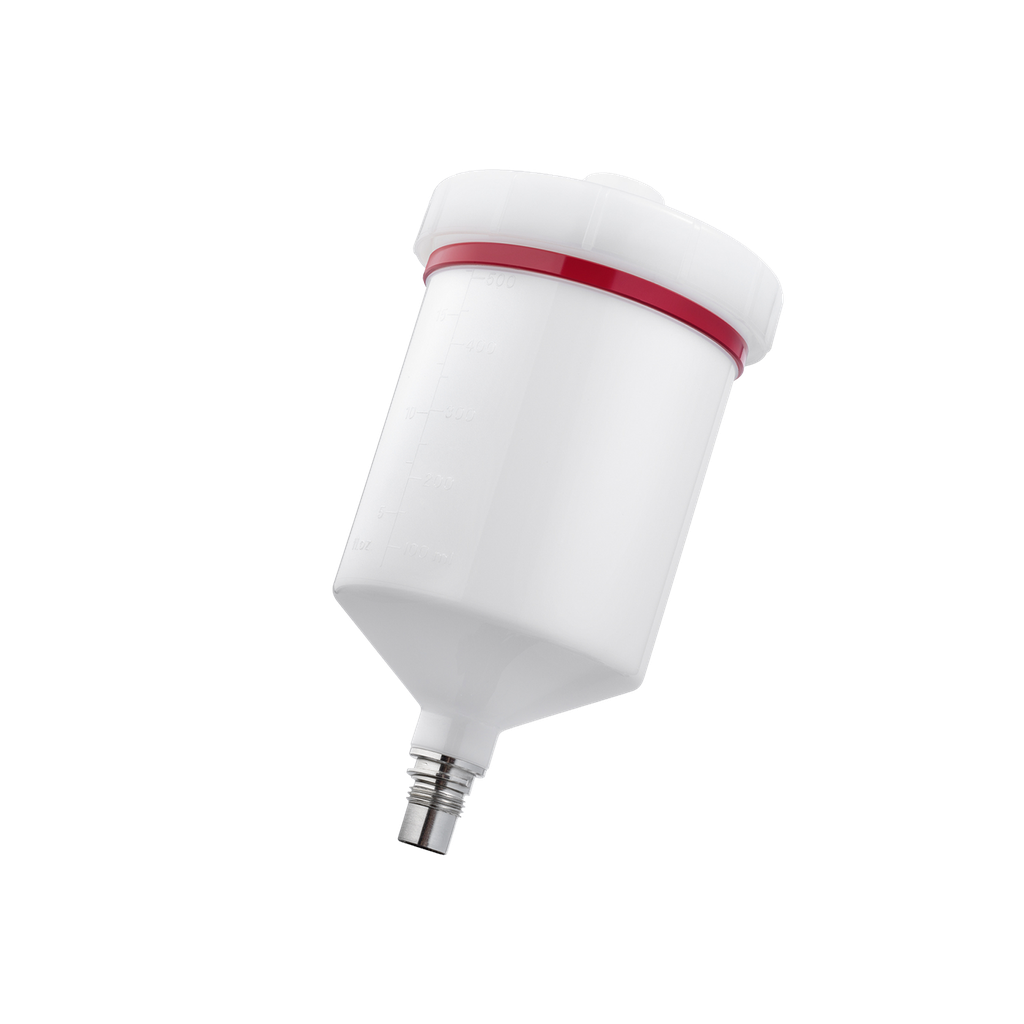 Godet QCC réutilisable en plastique 0,6 l, complet [SATAjet 5000 B, jet 4000 B, jet 1000 B, jet 100 B, jet 3000 B, minijet 4400 B, LM 2000 B]