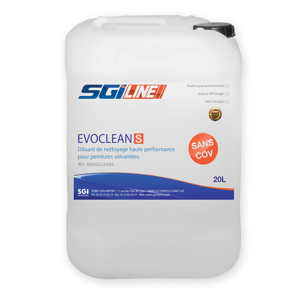 Produit de nettoyage EVOCLEAN S en bidon de 20l